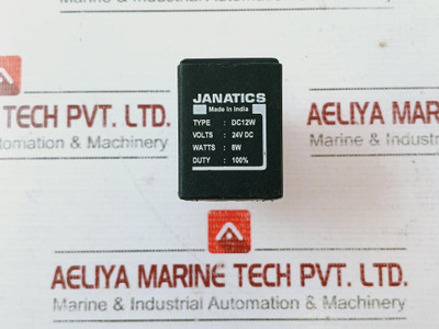 Janatics Dc12W Solenoid Valve 24V Dc 8W, 1P