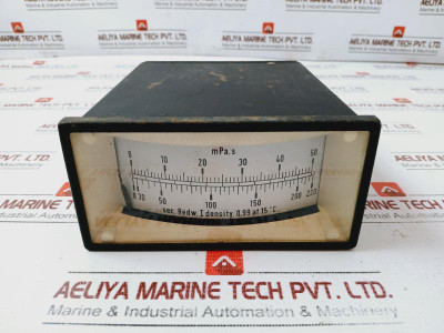 Vdo Mess Der 144X72 Panel Pressure Gauge 0-50 Mpa.S 0-220 Sec 0.99 At 15°C