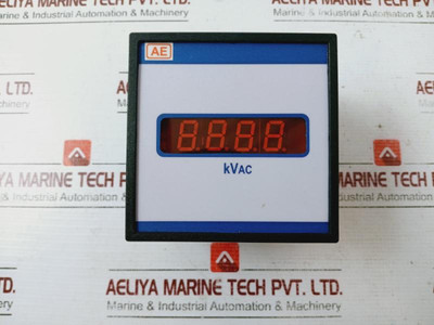 Ae Digital Ac Voltmeter Single Phase Voltmeter 110 Vac, 50Hz 0-300 Kvac - Used Ae Digital Ac Voltmeter Single Phase Voltmeter 110 Vac, 50Hz 0-300 Kvac - Used