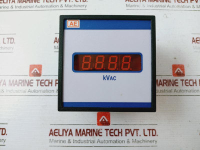 Ae Digital Ac Voltmeter Single Phase Voltmeter 110 Vac, 50Hz 0-300 Kvac