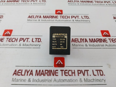 Janatics Dc12W Coil For Solenoid Valve 24V Dc 8W - Used Janatics Dc12W Coil For Solenoid Valve 24V Dc 8W - Used