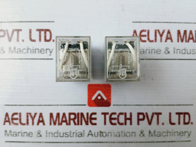 Lot Of 2X Omron Ly2 Power Relay 10A 110Vac