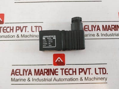 Janatics Dc24W Solenoid Valve 24Vdc-5W, Duty 100%