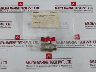 Dn15 Bd339178 Ball Valve  Male X Fem 1/2” Pn50   - New Dn15 Bd339178 Ball Valve  Male X Fem 1/2” Pn50   - New