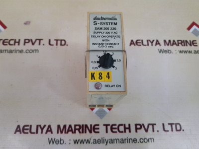 Electromatic S-System SAM 205 230 delay on operate with contact Electromatic S-System SAM 205 230 delay on operate with contact