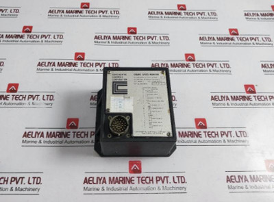 Continental Controls Sc1-12580-4Pt2 Engine Speed Monitor 110051