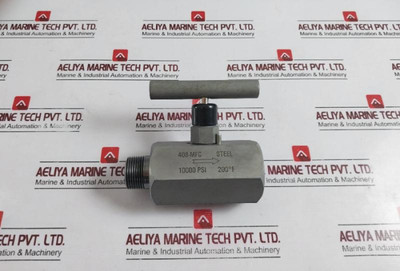 Noshok 408-mfc Hard Seat Steel Needle Valve 10000 Psi - New