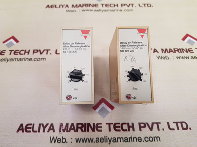 Carlo gavazzi sb 125 230 release delay after deenergisation Carlo gavazzi sb 125 230 release delay after deenergisation