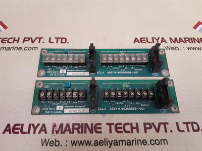 Yamatake 80360558-001 pcb card ECLA Assy HDW REV A Weight 235gm Yamatake 80360558-001 pcb card ECLA Assy HDW REV A Weight 235gm