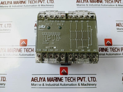 Pilz Pnoz 1 475600105728 Safety Relay 24Vac 6Va 50-60Hz 240Vac 8A Pilz Pnoz 1 475600105728 Safety Relay 24Vac 6Va 50-60Hz 240Vac 8A