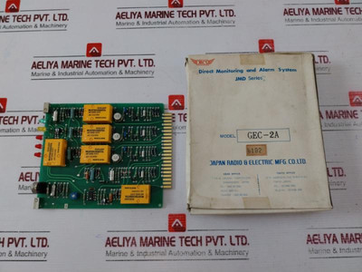 Jrcs Gec-2A Jmd Series Direct Monitoring And Alarm System Pc Board Jrcs Gec-2A Jmd Series Direct Monitoring And Alarm System Pc Board
