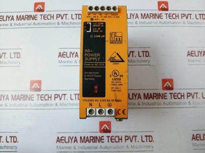 Ifm Electronic Ac 1216 As-interface Power Supply Ac100-120/220-240V 2.0/0.9A