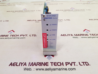 Vingtor 42-04-2452 alarm preamplifier Marine DP APU Weight Vingtor 42-04-2452 alarm preamplifier Marine DP APU Weight