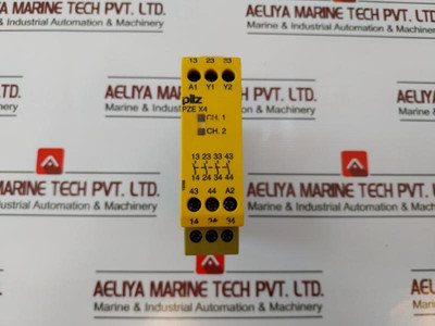 Pilz Pze X4 24Vdc 4N/O Safety Relay Module Id No. 774585, 24 Vdc, A010321 Pilz Pze X4 24Vdc 4N/O Safety Relay Module Id No. 774585, 24 Vdc, A010321