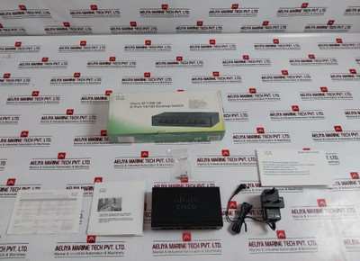 Cisco Sf110D-08 8-port Ethernet Desktop Switch W/ Power Supply Mu08-6120050-b2