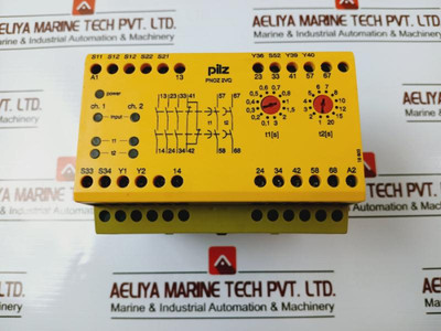 Pilz 774013 Pnoz 2Vq 24Vdc 3N/O 1N/C 2N/O T Safety Relay Pilz 774013 Pnoz 2Vq 24Vdc 3N/O 1N/C 2N/O T Safety Relay