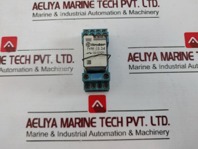 Finder 94.64 Relay Socket With Screw Terminal For Din Rail 24V