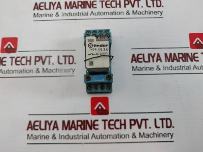 Finder 94.64 Relay Socket With Screw Terminal For Din Rail 24V