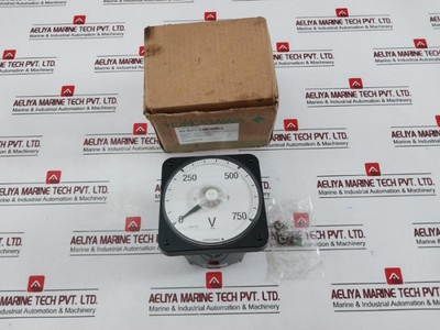 Yokogawa 0-750V Ac Volt Meter 85Ja7780 B9065Yj Yokogawa 0-750V Ac Volt Meter 85Ja7780 B9065Yj