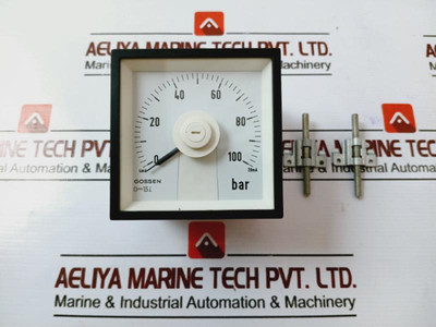 Gossen 0-100 Bar Pressure Ammeter 4Ma To 20Ma Q504 600V Cat Iii Gossen 0-100 Bar Pressure Ammeter 4Ma To 20Ma Q504 600V Cat Iii