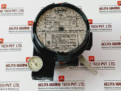 Fisher Controls 3590St Electro-pneumatic Valve Positioner 0-160 Psi Fisher Controls 3590St Electro-pneumatic Valve Positioner 0-160 Psi