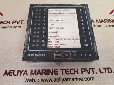 Selco m1000-29-10 alarm annunciator 24v Selco m1000-29-10 alarm annunciator 24v