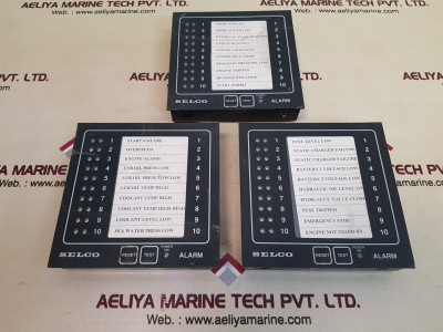 Selco M1000-24-10C Alarm Annunciator 12-24V Selco M1000-24-10C Alarm Annunciator 12-24V