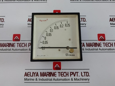 Celsa 10V Panel Meter -0.1 To +0.25 Kp/Cm2