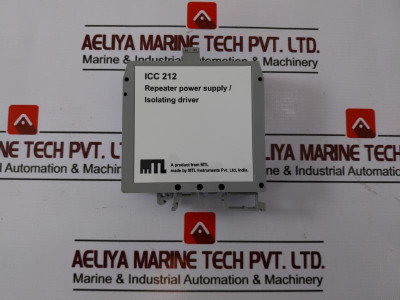 Mtl Instruments Icc 212 Repeater Power Supply/Isolating Driver 20-35Vdc