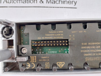 Siemens Simatic 1P 6Es7 194-4Cb00-0Aa0 Electronic Connection Module 24V Dc