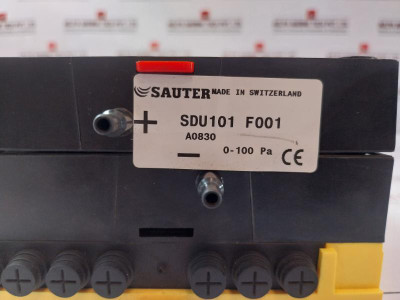 Sauter Sdu101 F001 Differential Pressure Transmitter 0-100 Pa 
