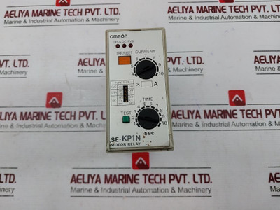 Omron Se-kp1N Motor Relay With Base 1-10 Sec 50/60 Hz 250V , 4-10 A