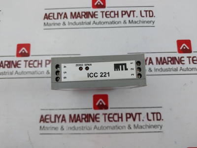 Mtl Instruments Icc 221 Temperature Converter Icc221-k3-01-d1, 22 To 35V Mtl Instruments Icc 221 Temperature Converter Icc221-k3-01-d1, 22 To 35V