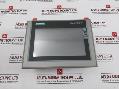 Siemens Simatic 6Av2 124-0Gc01-0Ax0 Comfort Panel Dc 24V 0.85A Max (Not Working)