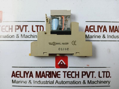 Lot Of 3X Omron G2R-1-sni (S) Relay With Base 120Vac Max 10A 250V, 24V Dc