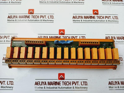Weidmuller Rsm 16 Relay Module Rsm 16 413084-4 Weidmuller Rsm 16 Relay Module Rsm 16 413084-4