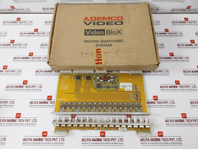 Ademco Video Vblx16M08/16 Video Input Pcb Module - 16|P Avb16M16 Rev 1.1 2/2001 Ademco Video Vblx16M08/16 Video Input Pcb Module - 16|P Avb16M16 Rev 1.1 2/2001