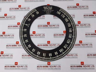 Md Totco Eb B1586-810 Weight Indicator Set Dial.16" Eb.Lbs/D