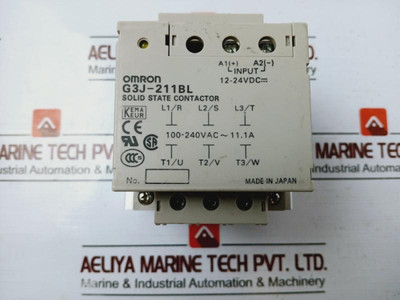 Omron G3J-211Bl Solid State Contactor 12-24 Vdc, 100-240 Vac 50/60 Hz Omron G3J-211Bl Solid State Contactor 12-24 Vdc, 100-240 Vac 50/60 Hz