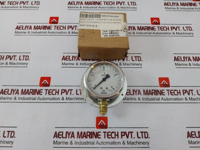 Wika En 837-1 Analog Pressure Gauge 0-4 Bar Wika En 837-1 Analog Pressure Gauge 0-4 Bar