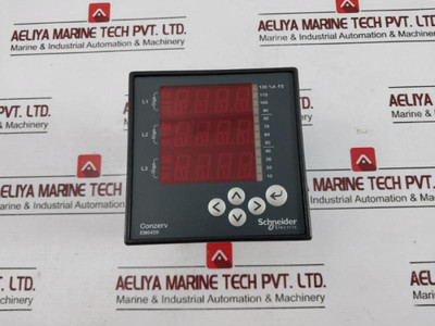 Schneider Electric Em6459 Digital Vaf Meter Ver 03.03.11 30002008 Cat Iii