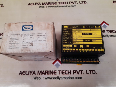 Deif taq-210dg/3 var-transducer 100008157.10 - 2var range Deif taq-210dg/3 var-transducer 100008157.10 - 2var range