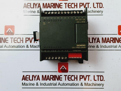 Siemens 1P 6Es7 231-7Pb22-0Xa8 Analog Input Module Em 231 Cn 21-28Vdc Siemens 1P 6Es7 231-7Pb22-0Xa8 Analog Input Module Em 231 Cn 21-28Vdc