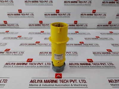 Mennekes 247Rg Industrial Power Plug Yellow Cable Mount 16A 100-130V Mennekes 247Rg Industrial Power Plug Yellow Cable Mount 16A 100-130V