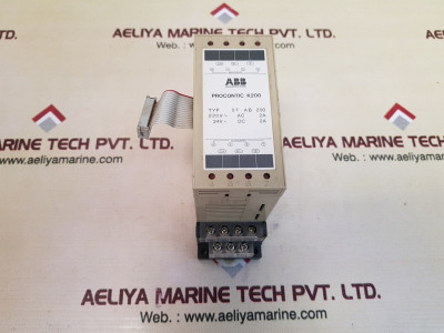 Abb procontic k200 gjv3 0724 13 r1 binary output module Abb procontic k200 gjv3 0724 13 r1 binary output module