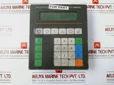 G&L Beijer Electronics Mac40+ Operator Panel 00760F (Not Working)