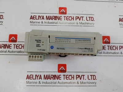 Allen-bradley 1791D-16B0 Compact Block I/O Devicenet Module 11-25Vdc 200Ma