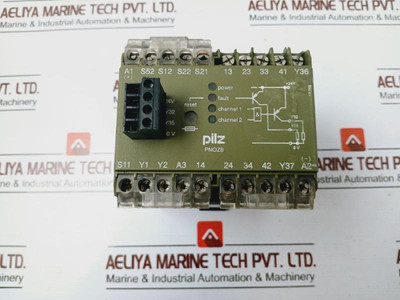Pilz Pnoz 8 Safety Relay 24Vdc 4.5W 240Vac 8A Pilz Pnoz 8 Safety Relay 24Vdc 4.5W 240Vac 8A