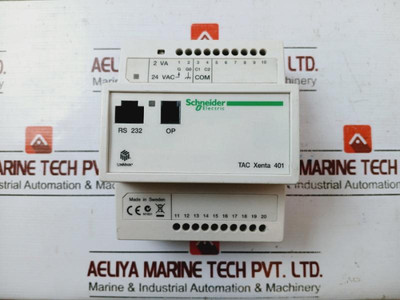 Schneider Electric Tac Xenta 401 Programmable Controller 24 Vac 3-723-0432-0 2Va Schneider Electric Tac Xenta 401 Programmable Controller 24 Vac 3-723-0432-0 2Va