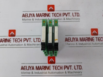 Lot Of 3X Phoenix Contact Plc-bsc-24Dc/21 29 66 01 6 Relay Module W/ Base Hf41F